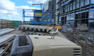 IMAGINI de pe şantierele Aeroportului Internaţional Cluj. Investiţii de 80 de milioane de euro