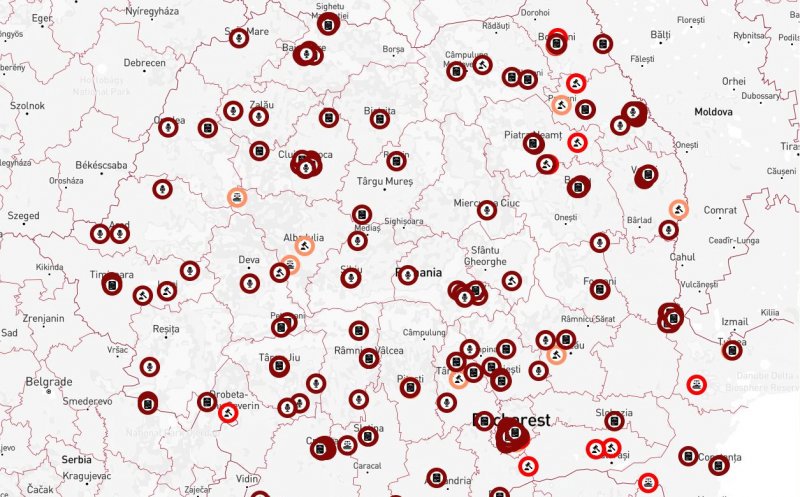 HARTA abuzului și hărțuirii din învățământ. Clujul, printre județele cu cele mai multe raportări