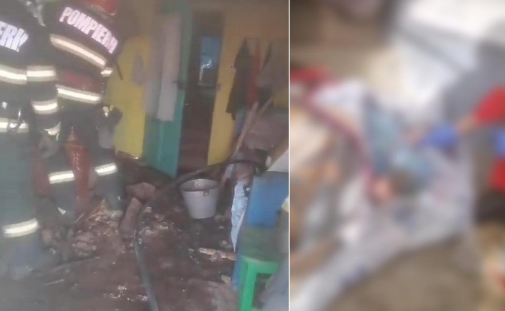 Incendiu fatal într-o comună din România. Un frate decedat, celălalt în comă. Mama de 93 de ani a supraviețuit