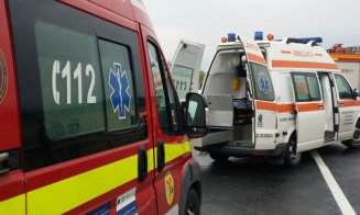 Mașină răsturnată între Apahida și Juc-Herghelie. Au intervenit descarcerarea și o ambulanță