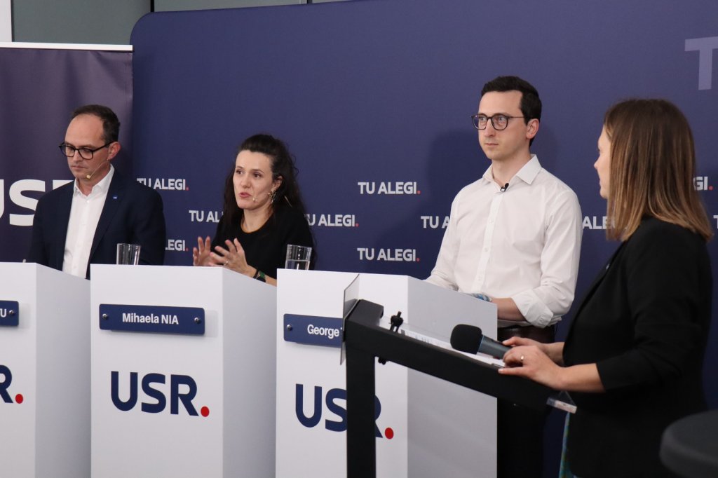 Cu cine vrea USR să pună mâna pe primăria Cluj-Napoca. O nouă dezbatere publică între cei 3 candidați