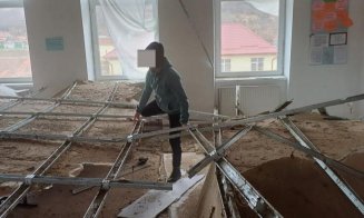 Dosar penal în cazul incidentului din Sibiu unde tavanul unei săli de clasă s-a prăbușit peste elevi
