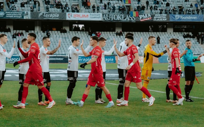Universitatea Cluj evoluează azi pe terenul celor de la CS U Craiova