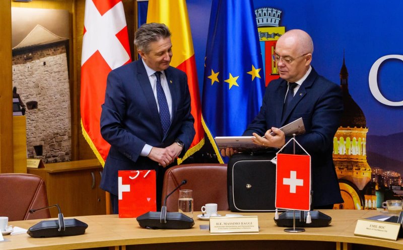 Vizita a Ambasadorului Extraordinar şi Plenipotenţiar al Elveției în România, la Cluj-Napoca