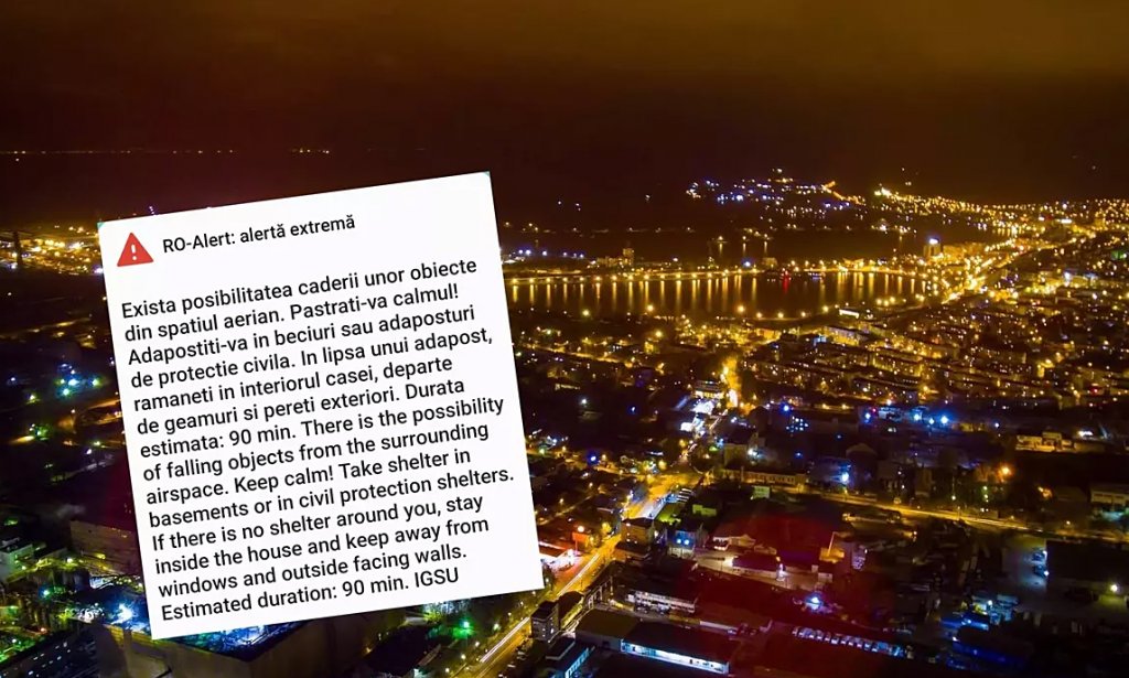 Șeful Armatei: De ce NU putem doborî dronele de atac care intră în România / Mesaje RO-Alert "Păstraţi-vă calmul"