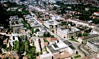 Imagine din vechiul Cluj: se vede fostul stadion Ion Moina