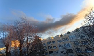 INCENDIU puternic pe Calea Baciului din Cluj-Napoca. Fumul a ajuns până în Mănăştur
