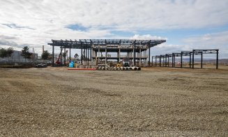 Vizită pe șantierul Park&Ride de la aeroportul Cluj. Va fi gata anul acesta