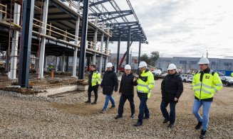 Vizită pe șantierul Park&Ride de la aeroportul Cluj. Va fi gata anul acesta