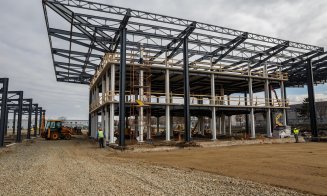 Vizită pe șantierul Park&Ride de la aeroportul Cluj. Va fi gata anul acesta