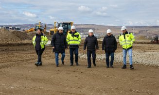 Vizită pe șantierul Park&Ride de la aeroportul Cluj. Va fi gata anul acesta