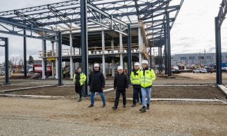 Vizită pe șantierul Park&Ride de la aeroportul Cluj. Va fi gata anul acesta