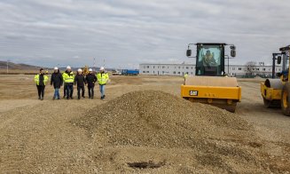 Vizită pe șantierul Park&Ride de la aeroportul Cluj. Va fi gata anul acesta