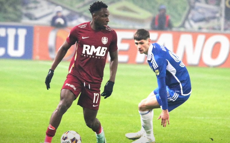 CFR Cluj nu a strălucit, dar a câștigat. Victorie la Craiova pentru "feroviari"