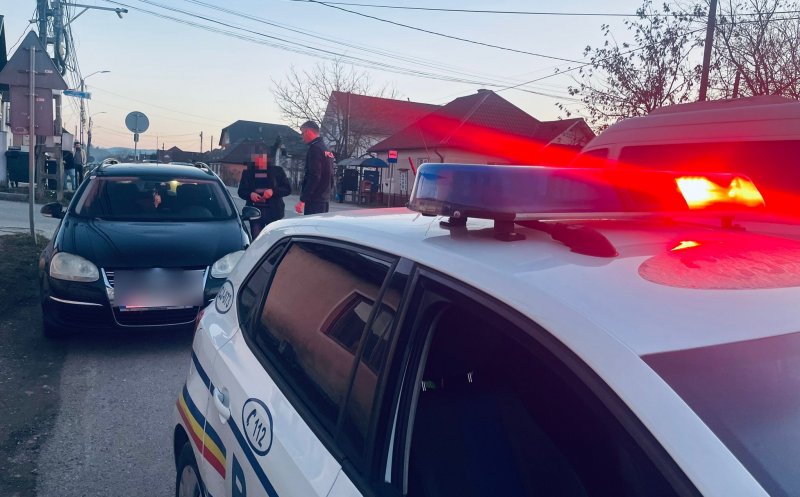 Șofer beat criță, prins la volan în Dej. Polițiștii l-au depistat la timp înainte să provoace un accident