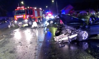 Accident în Florești: 2 mașini și 1 autobuz / 3 adulți și 1 copil primesc îngrijiri medicale