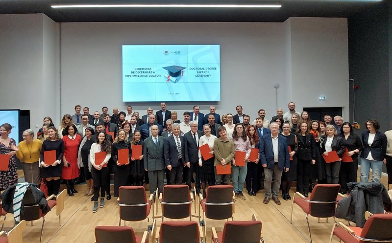 Universitatea Tehnică din Cluj-Napoca celebrează excelența academică. Ceremonia de decernare a Diplomelor de Doctor