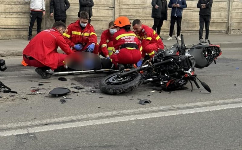 ACCIDENT grav în Cluj-Napoca! Bărbat rănit, consultat de paramedicii SMURD