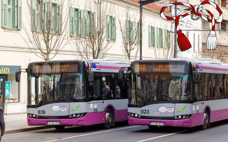 Mai multe linii de autobuz vor fi suplimentate din 1 martie