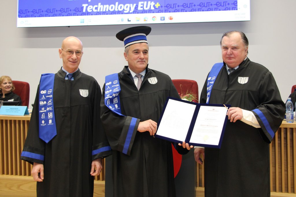 Universitatea Tehnică din Cluj-Napoca a acordat titlul de Doctor Honoris Causa domnului Prof. dr. ing. Gigel Paraschiv