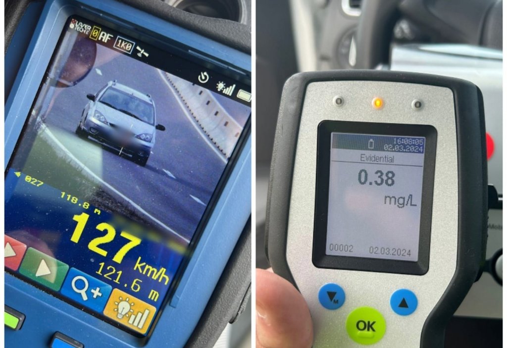 Șofer beat și cu ITP-ul expirat, prins cu 127km/h prin Copăceni. Adio permis, dar să vezi ce amendă uriașă a luat