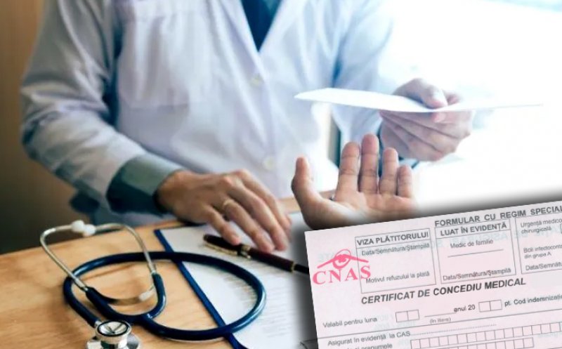 Un medic din Cluj a dat peste 3000 de concedii medicale în anul 2023 / Un milion de zile de concediu medical