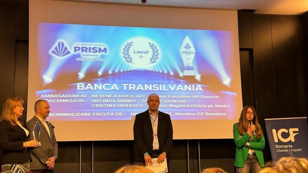 BT, premiată pentru inițiativele dedicate dezvoltării angajaților