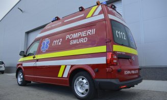 Accident la coborâre de pe A3, în zona Gilău. Tânăr de 20 de ani, transportat la spital cu SMURD-ul