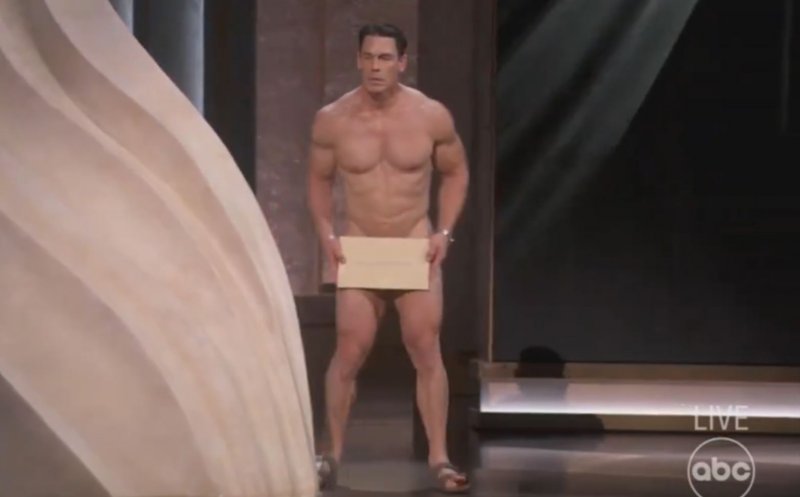 Moment de senzație la Oscar 2024. John Cena a urcat gol pe scenă