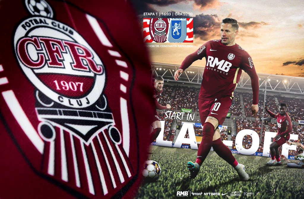CFR Cluj - Universitatea Craiova: Bilete pentru primul meci din play-off al feroviarilor