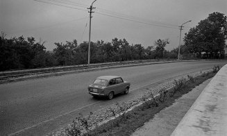 Calea Turzii, încă neasfaltată. Anii '60