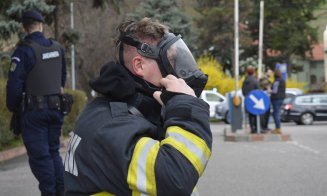 Plan Roșu de Intervenție la Grand Hotel Napoca şi desfăşurare de forţe de intervenţie