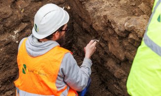 Primăria Cluj-Napoca va conserva zidul roman din centrul orașului. Boc: ''Dorim să găsim o soluţie de a proteja în manieră deschisă''