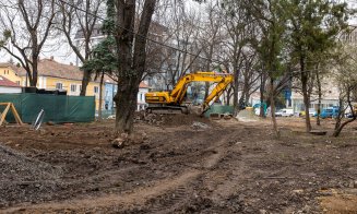 Cum merg lucrările la Parcul Caragiale. Canalul Morii va fi descoperit până la strada Ferdinand și clădirea BT își va schimba “fața”