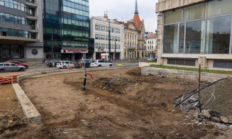 Cum merg lucrările la Parcul Caragiale. Canalul Morii va fi descoperit până la strada Ferdinand și clădirea BT își va schimba “fața”