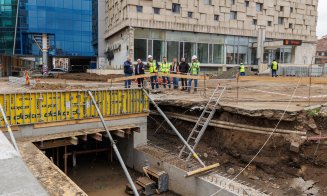 Cum merg lucrările la Parcul Caragiale. Canalul Morii va fi descoperit până la strada Ferdinand și clădirea BT își va schimba “fața”