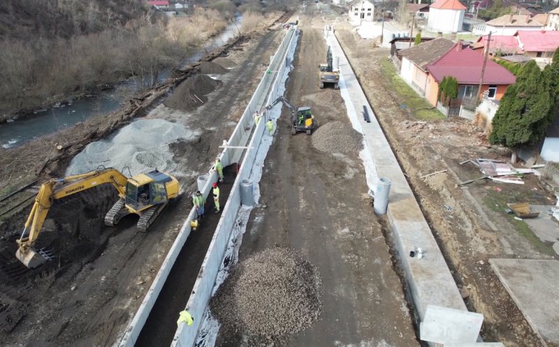 Cum arată lucrările de pe calea ferată Cluj-Napoca - Oradea - Episcopia Bihor. Tronsonul va fi electrificat și modernizat