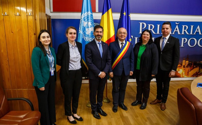 Delegația Înaltului Comisariat ONU pentru Refugiați (UNHCR), la Primăria Cluj-Napoca. Ce s-a discutat