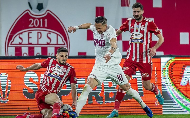 Încă un pas greșit în play-off. CFR Cluj a obținut doar o remiză la Sfântu Gheorghe