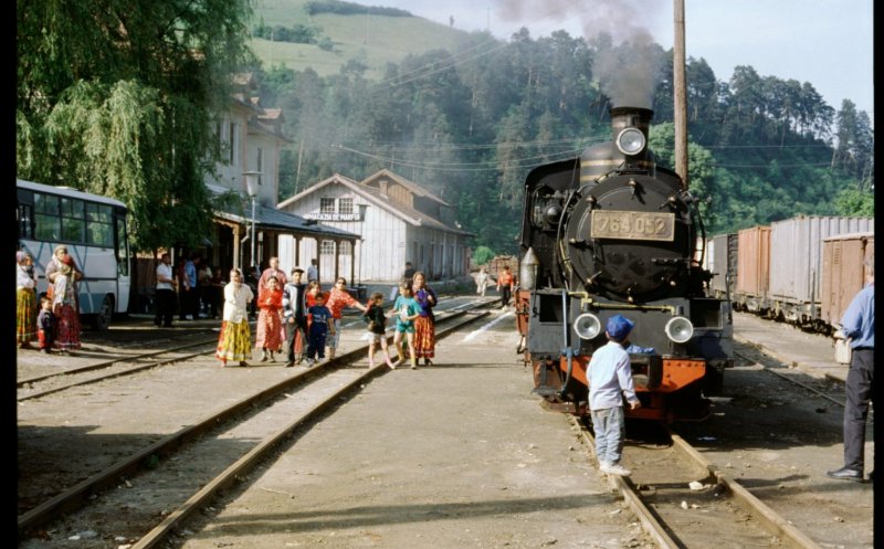 Fotografii superbe de colecție din anii `60 -`90 cu mocănița din Apuseni, de la Turda la Abrud