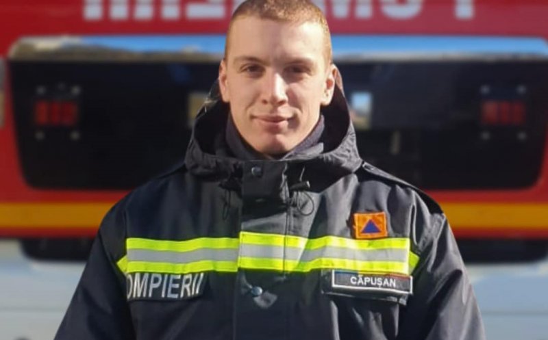 Salvator și în timpul liber: Un pompier clujean și-a salvat prietenul din foc