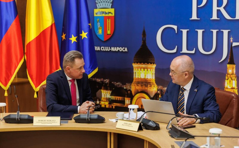 Ambasadorul Republicii Slovenia în România, în vizită la Cluj
