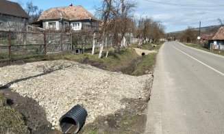 Lucrări pe un drum județean din Cluj! Se realizează accesele la proprietăți