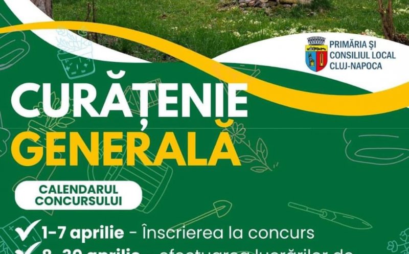 Concursul „Curățenie Generală” revine la Cluj-Napoca