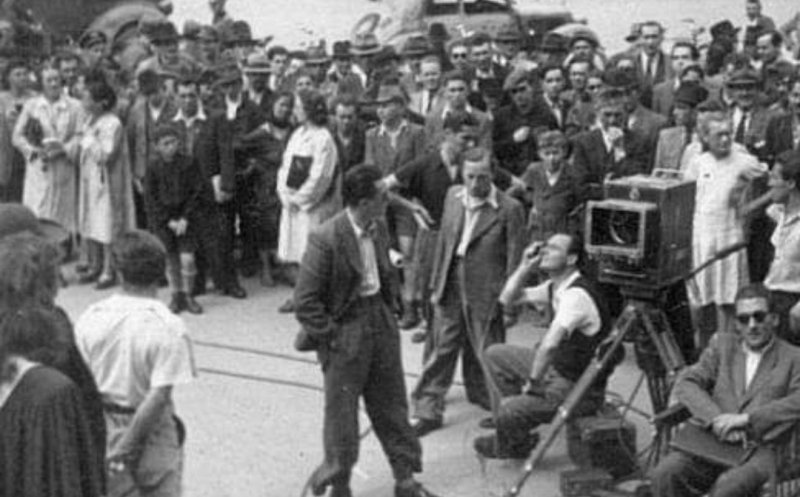 Filmarea filmului „Iubitor de teatru” la Cluj, 1944