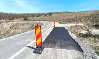 Reparații pe un nou drum județean din Cluj. Se lucrează pe 7 km