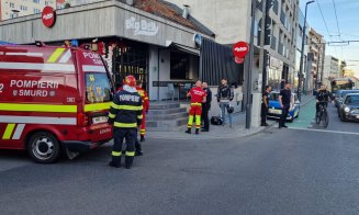 Accident rutier pe Calea Mănăștur. Un tânăr a fost transportat la spital