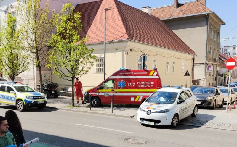 Poliția și SMURD-ul pe Napoca! Un biciclist ar fi fost accidentat de un ATV