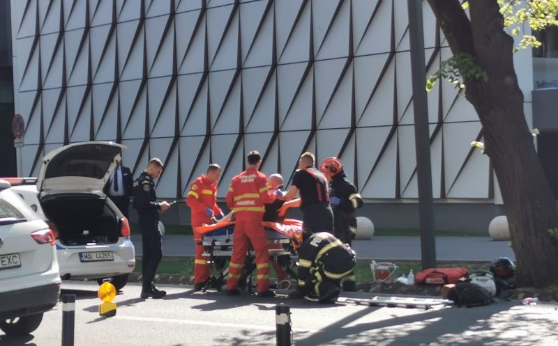 ACCIDENT rutier grav lângă Cluj Arena! Bărbat, transportat la spital