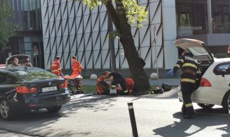 ACCIDENT rutier grav lângă Cluj Arena! ISU și Poliția, la fața locului